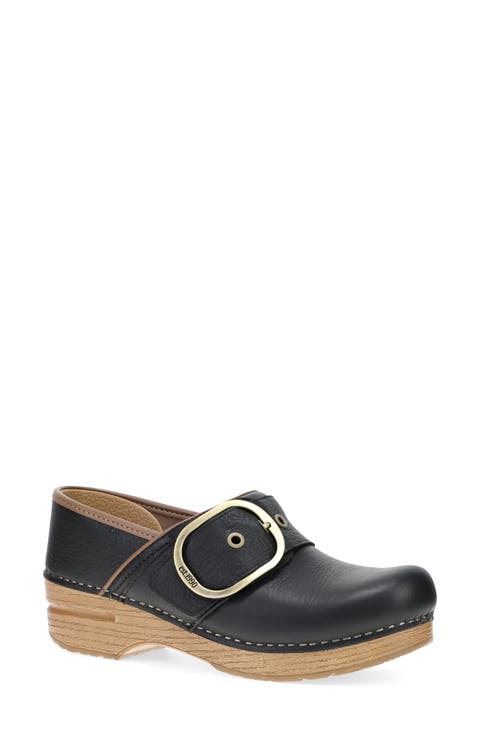 Pearson Buckle Strap Clog (Women)