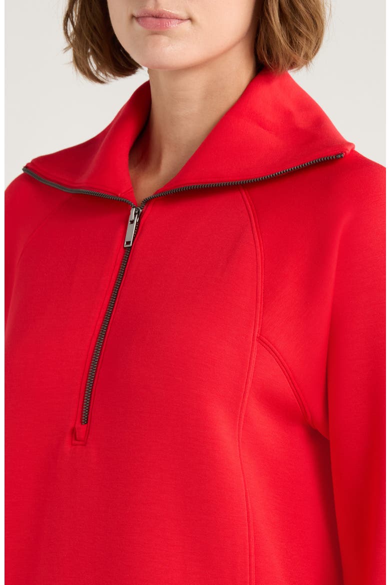AirEssentials Half Zip Minidress, Alternate, color, SPANX RED