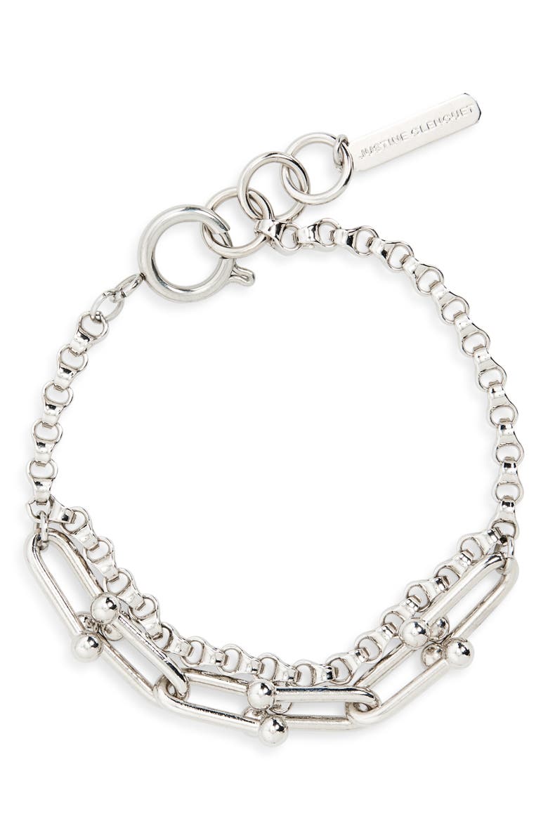 Justine Clenquet Hanel Mixed Chain Bracelet, Main, color, 