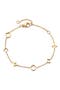 Effortless Staples Inlay Flower Pendant Necklace