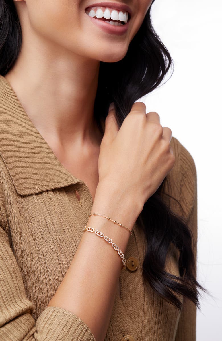 Bony Levy Mykonos 14K Gold Station Bracelet, Alternate, color, 