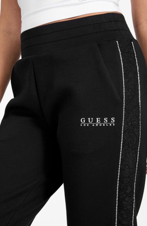 Guess New Victoire Scuba Joggers In Black