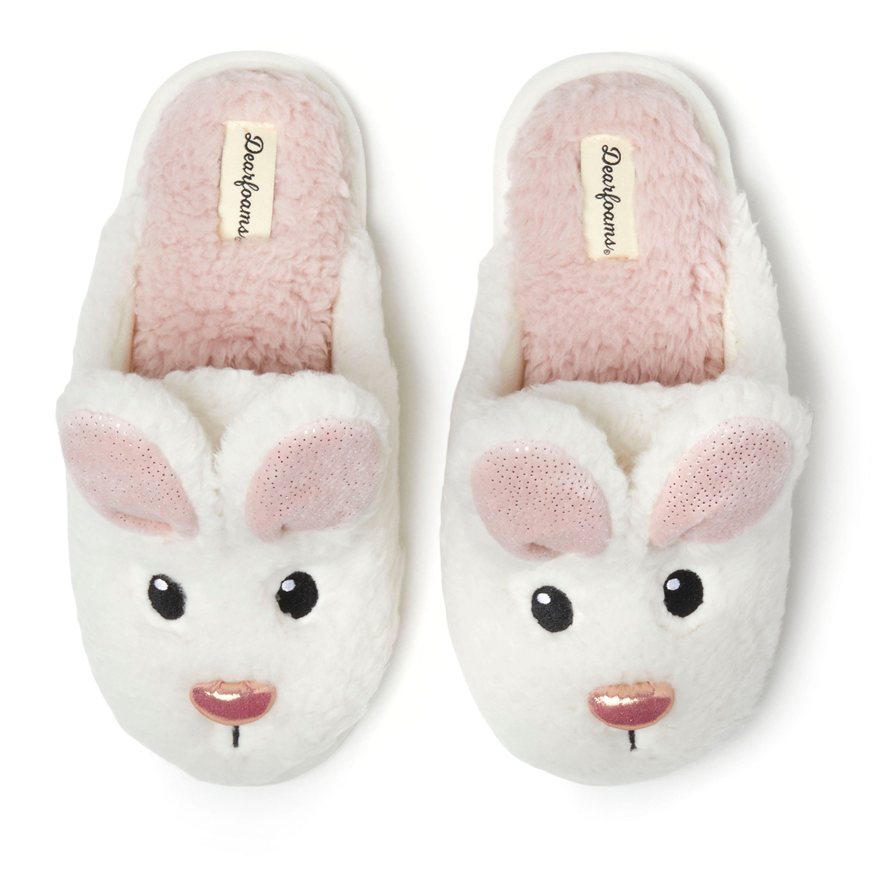 DEARFOAMS Shay Novelty Easter Bunny Rabbit Scuff Slipper, Main, color, 
