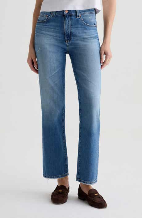 AG Brinley Mid Rise Straight Leg Jeans