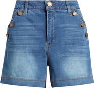 Wit & Wisdom Skyrise Denim Sailor Shorts