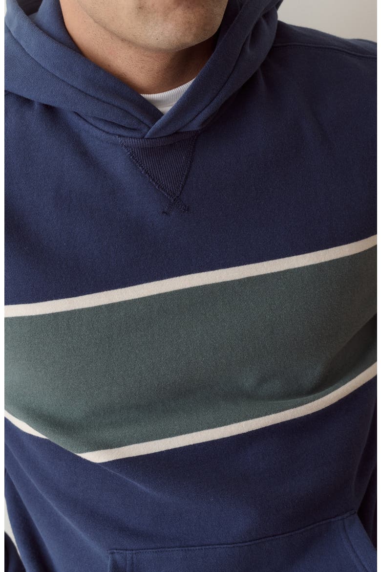 Relaxed Cloud 9 Colorblocked Hoodie, Alternate, color, MOOD INDIGO COLORBLOCK