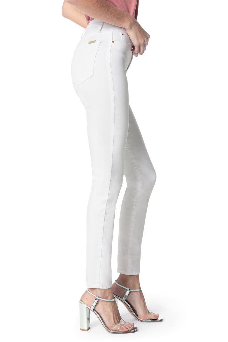 Charlie High Waist Ankle Skinny Jeans, Alternate, color, HENNIE
