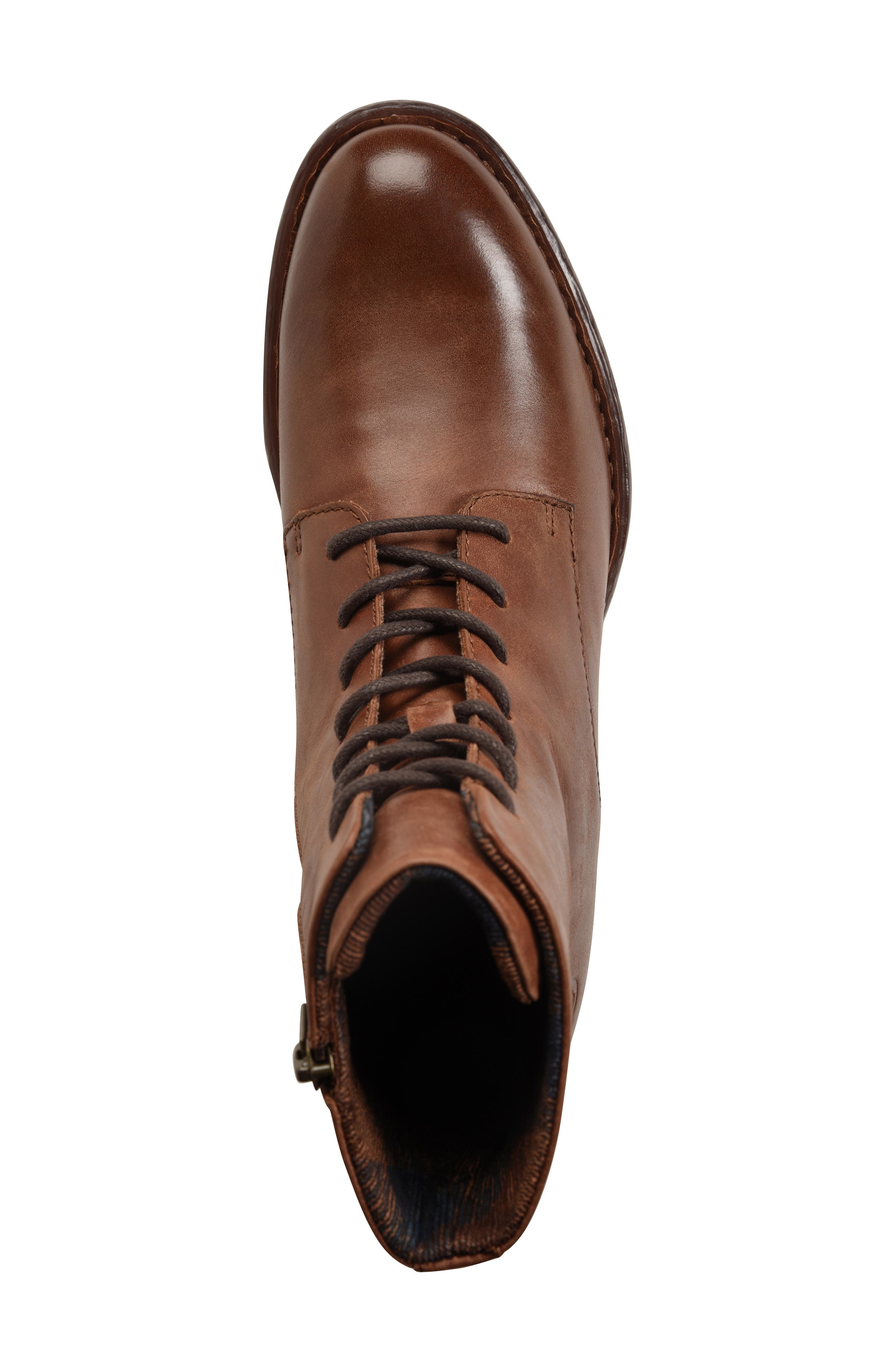 Tombeau Lace-Up Boot, Alternate, color, TAN LEATHER