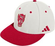 adidas Men's adidas  Cream NC State Wolfpack On-Field Fitted Baseball Hat