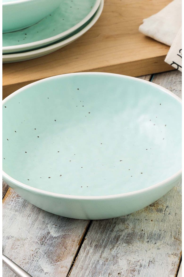 Elena Stoneware 4-Piece Bowl Set, Alternate, color, Mint
