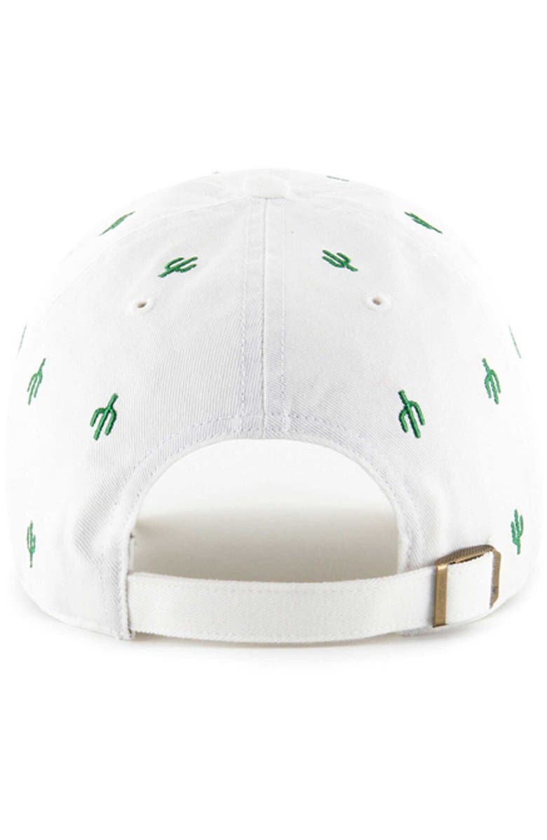 '47 Women's '47 White Oakland Athletics Spring Training Confetti Clean Up Adjustable Hat, Alternate, color, White