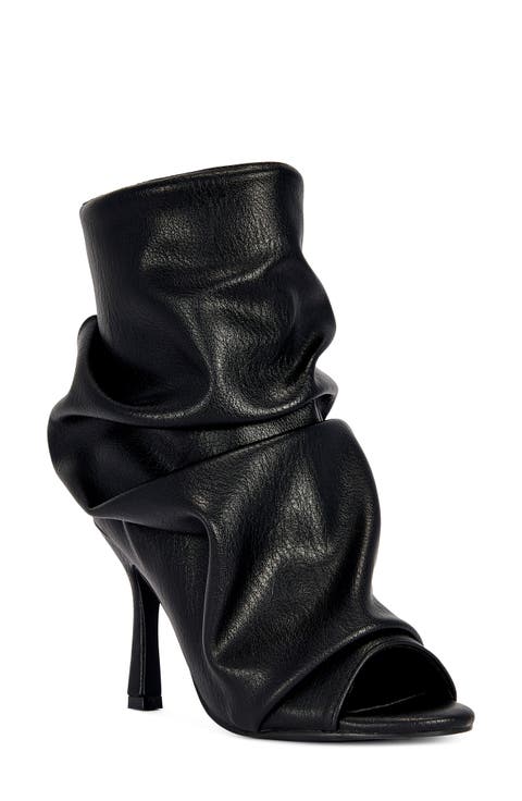 Apex Slouchy Open Toe Bootie (Women)