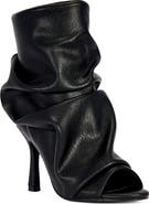 AZALEA WANG Apex Slouchy Open Toe Bootie