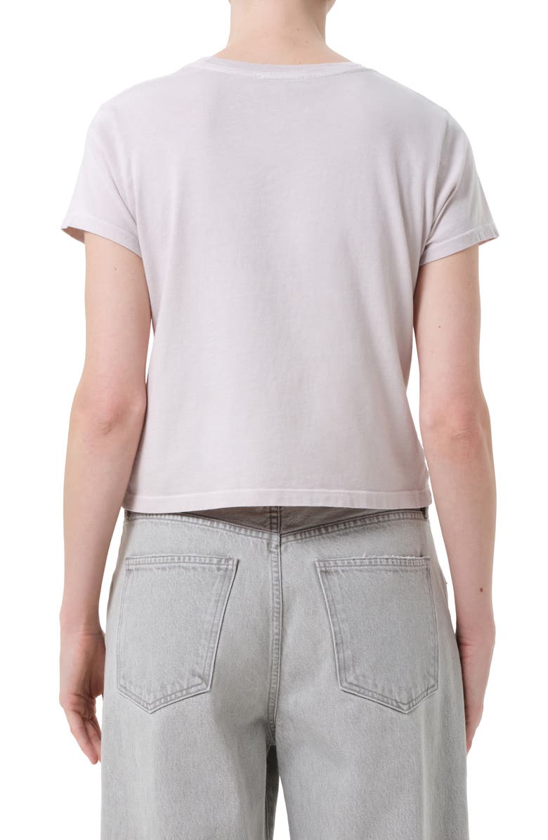 AGOLDE Adine Shrunken Supima<sup>®</sup> Cotton T-Shirt, Alternate, color, Rosewater Lilac