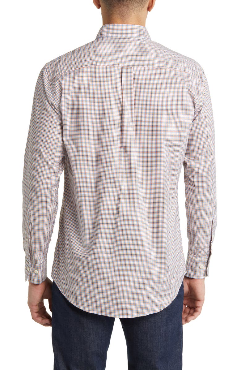 Peter Millar Market Crown Lite Check Button-Down Shirt, Alternate, color, 