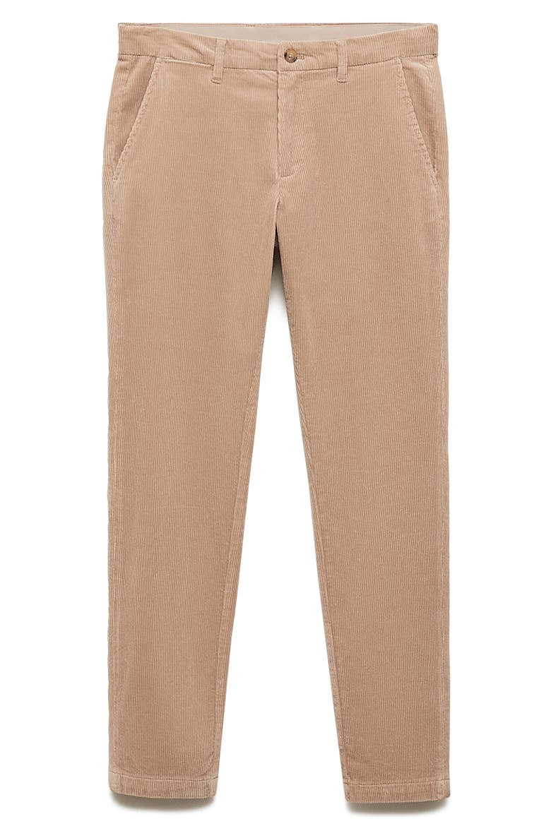Slim Fit Straight Leg Corduroy Pants, Main, color, BEIGE