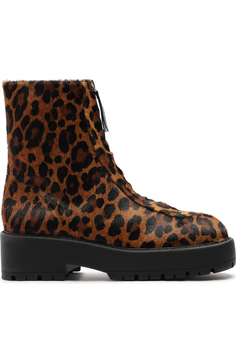 Schutz Farrah Moto Boot, Alternate, color, Leopard