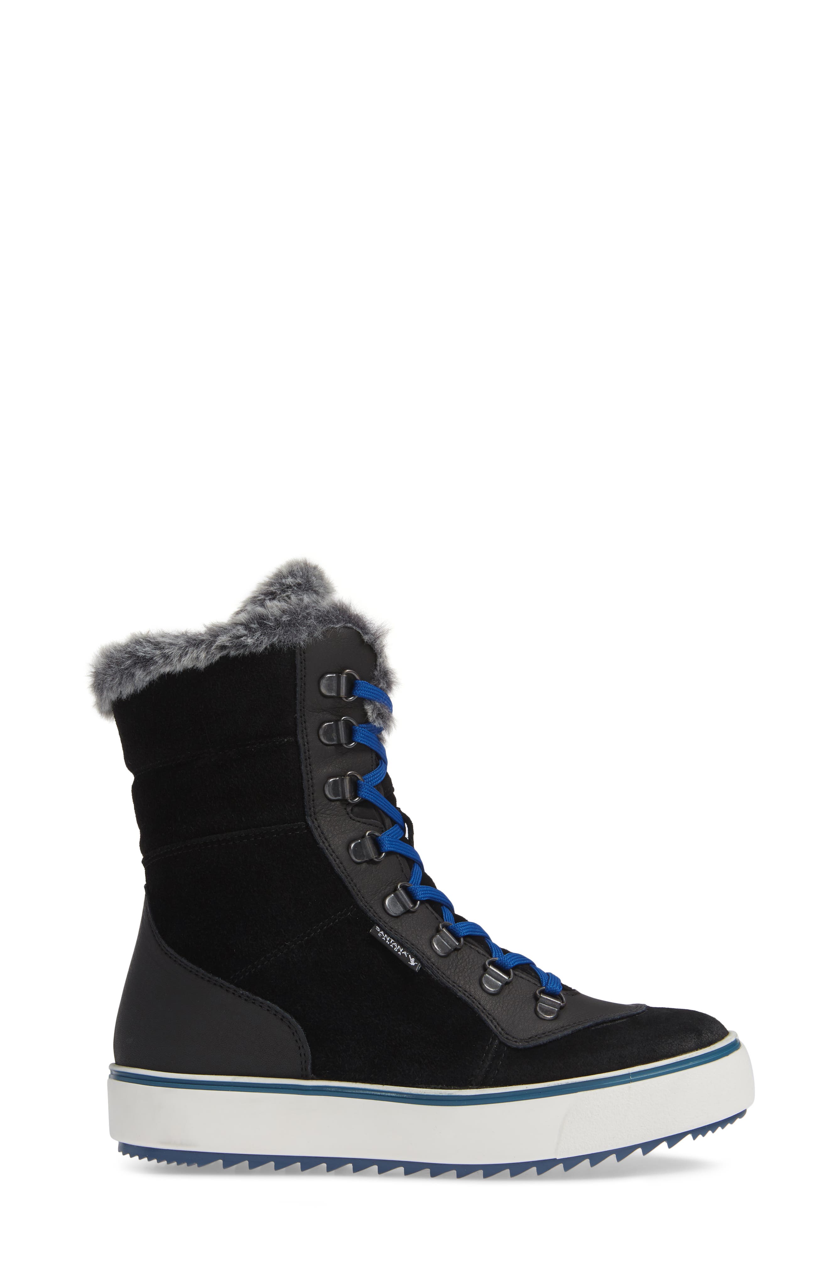 Mid Water Resistant Winter Boot, Alternate, color, BLACK SUEDE