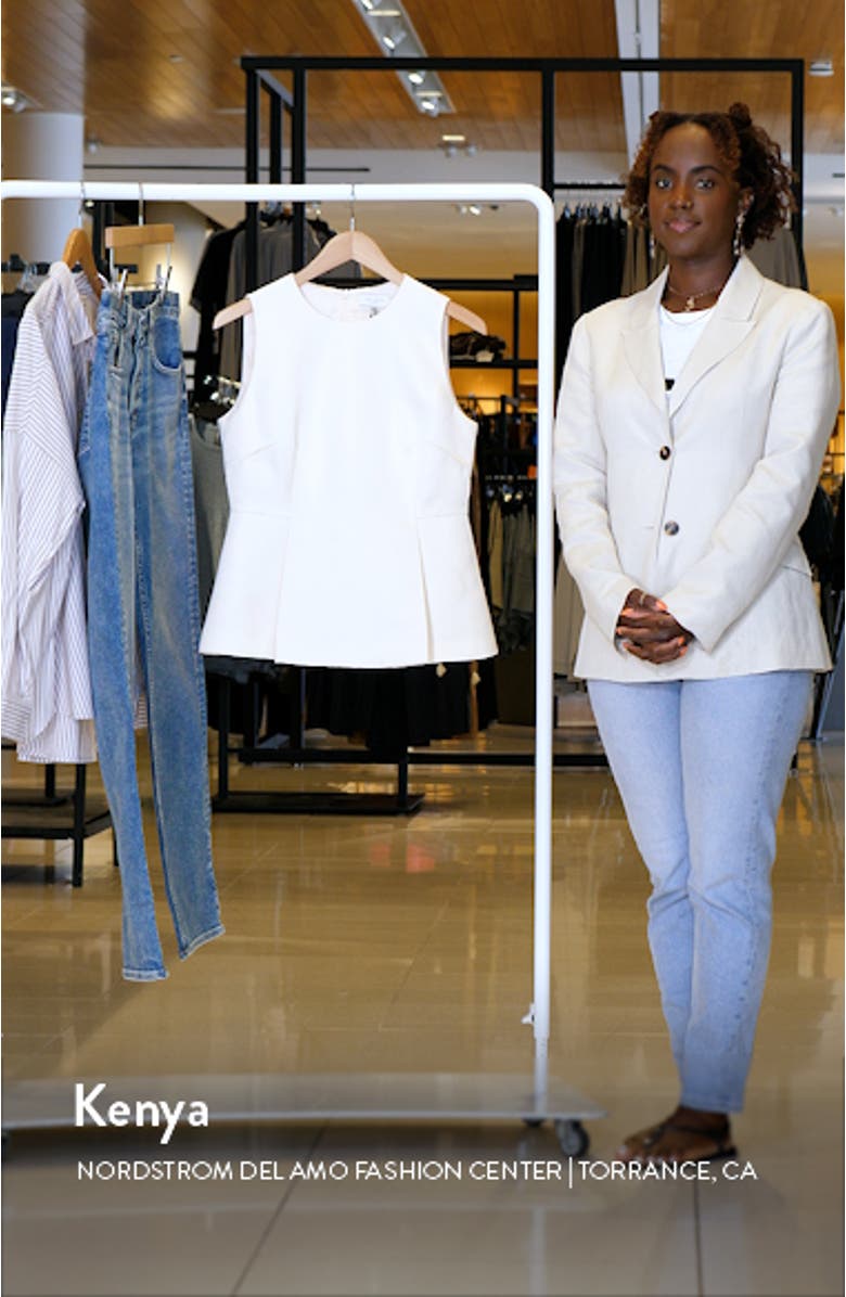 Akeni Sleeveless Peplum Top, sales video thumbnail