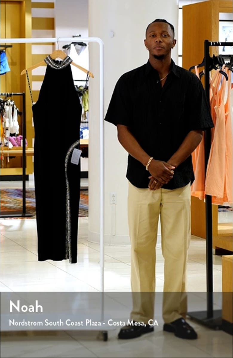 Embellished Stretch Midi Dress, sales video thumbnail