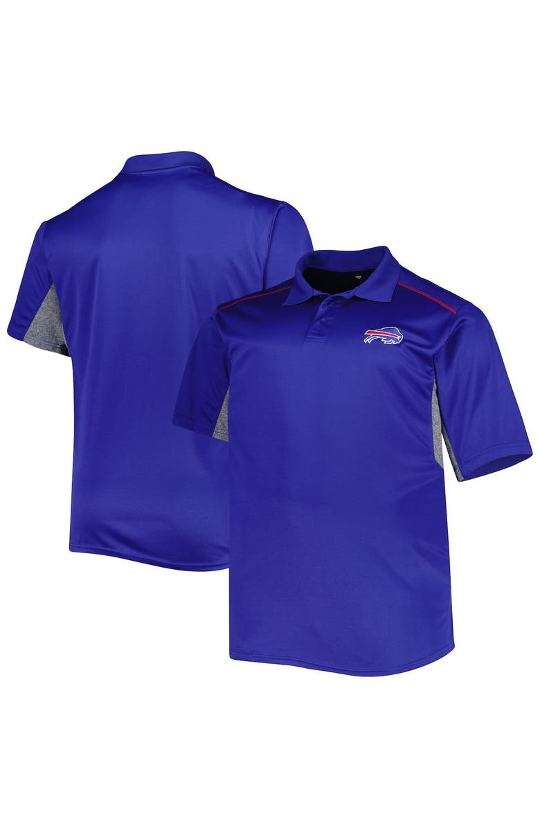 PROFILE Men's Royal Buffalo Bills Big & Tall Team Color Polo, Main, color,
