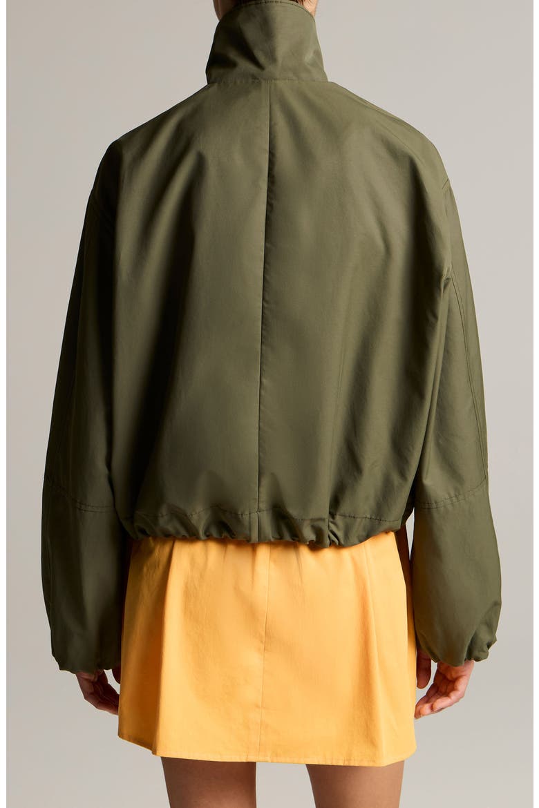 Sculpted Parachute Jacket, Alternate, color, PINE GROVE