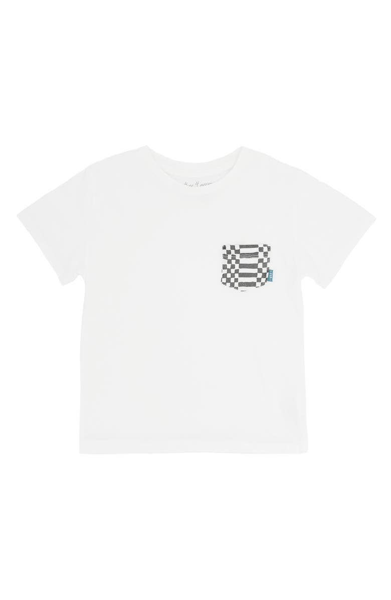 Feather 4 Arrow Kids' High Tide Cotton Graphic Pocket T-Shirt, Main, color, 