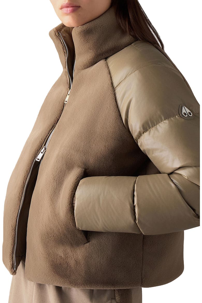 Queens Mix Media 800 Fill Power Down Jacket, Alternate, color, ASHEN 1968