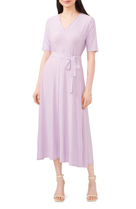 Tie Belt Midi Dress