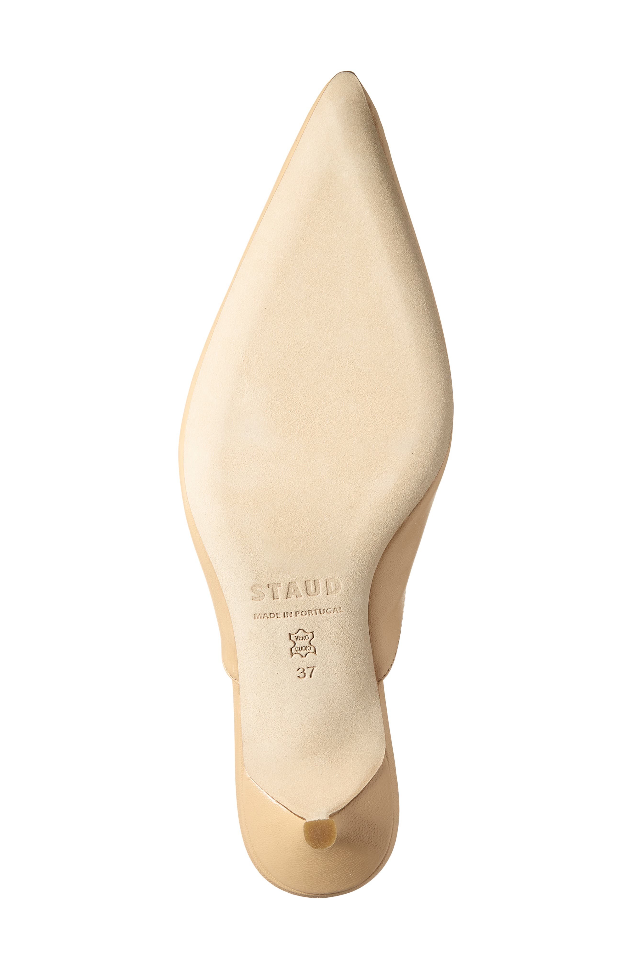 STAUD Sebastian Kitten Heel Mule, Alternate, color, Porcini
