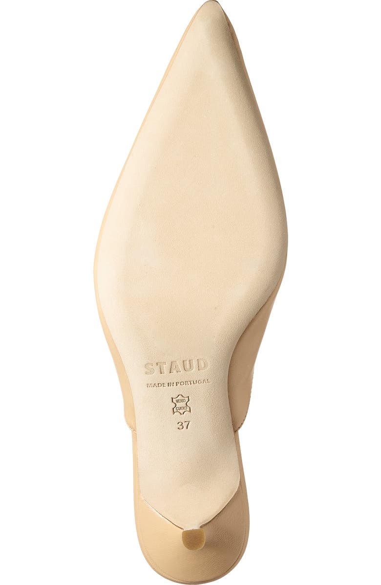 STAUD Sebastian Kitten Heel Mule, Alternate, color, Porcini