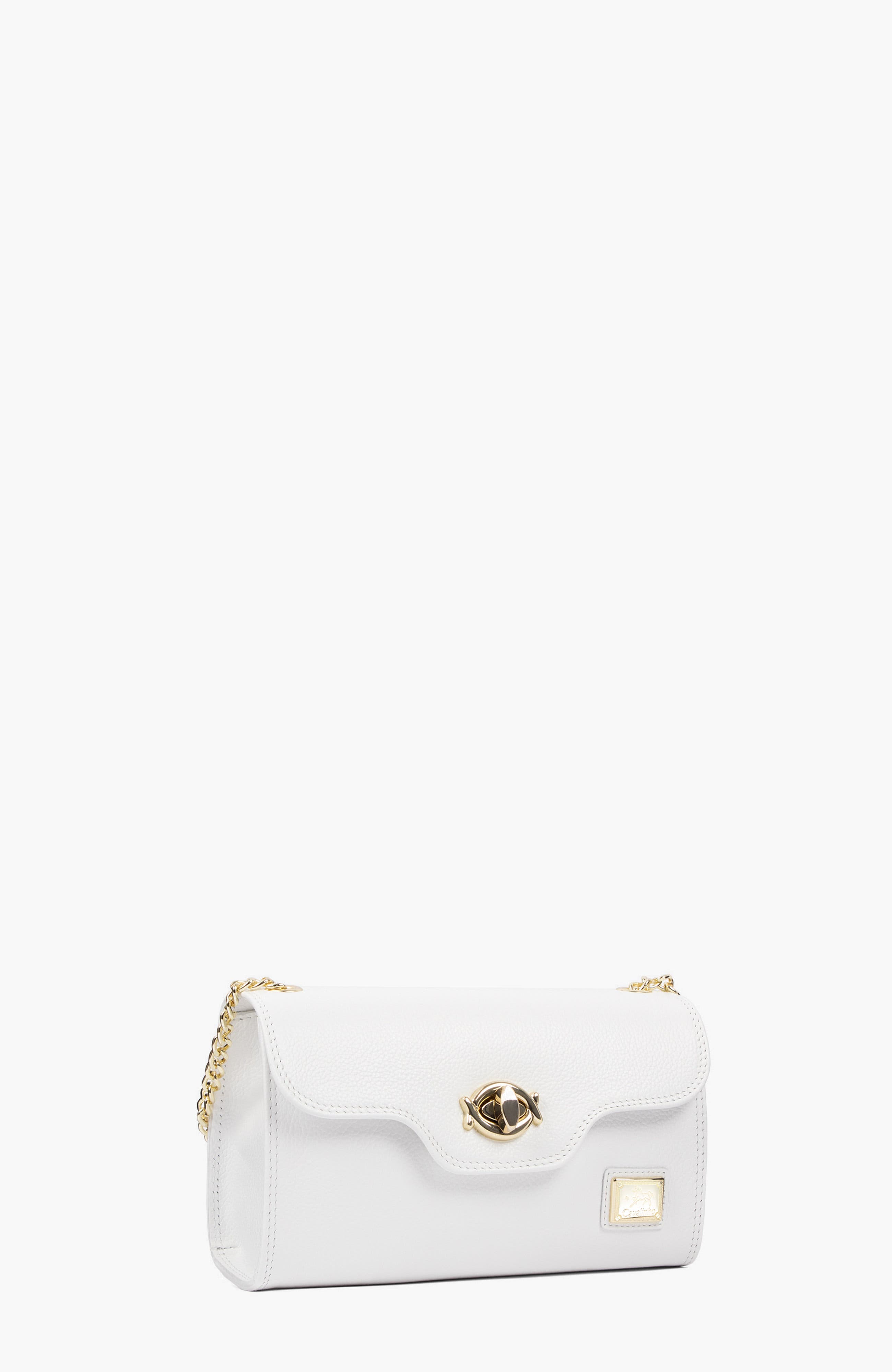 Muse 535 Pebbled Leather Shoulder Bag, Alternate, color, White