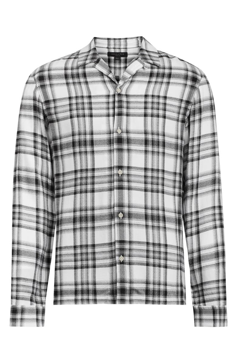 AllSaints Easton Plaid Button-Up Shirt, Alternate, color,
