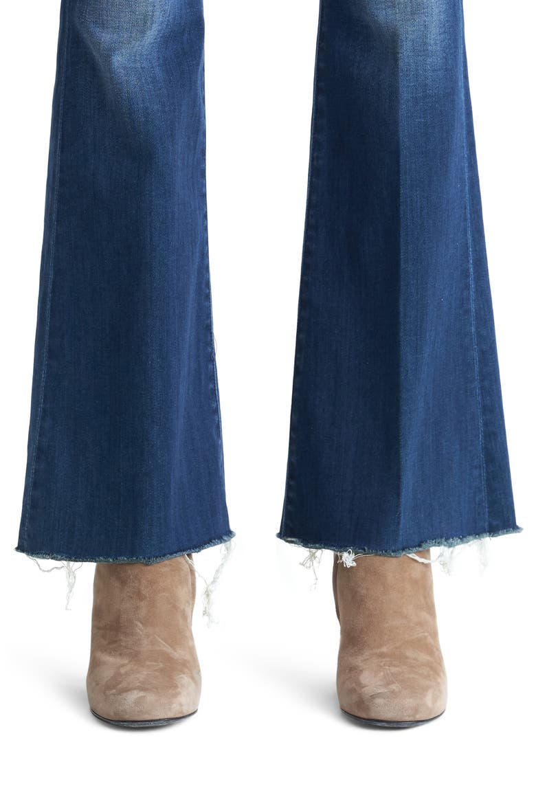 Fray Hem Flare Jeans, Alternate, color, THE ROAD TO PARADISE