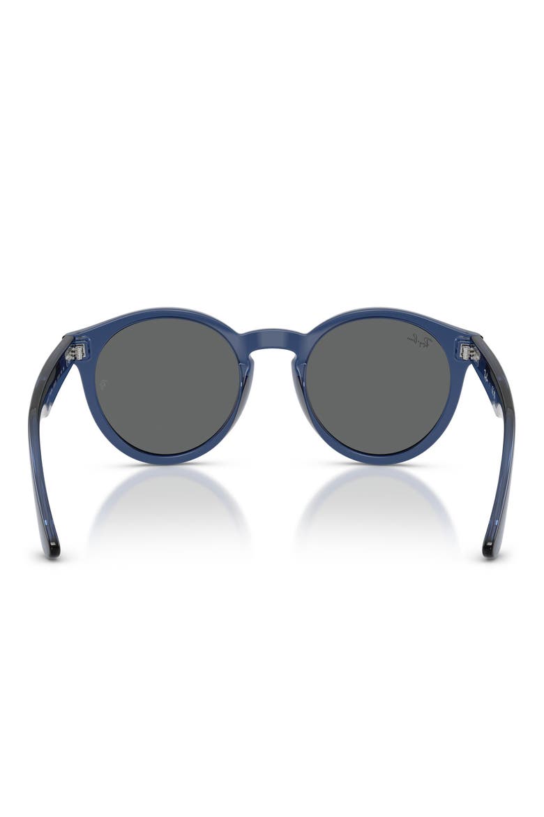 52mm Phantos Sunglasses, Alternate, color, TRANSPARENT NAVY BLUE / GREY