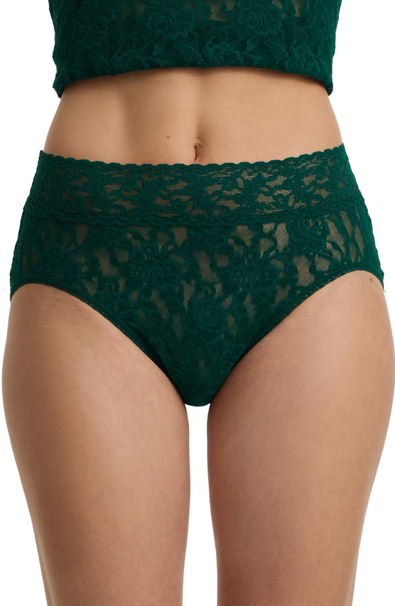 Hanky Panky French Briefs, Main, color, Spruce Green