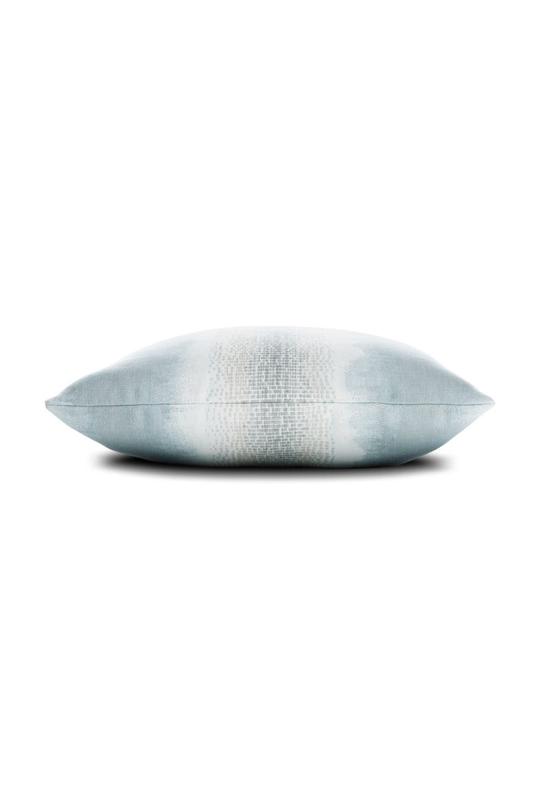 Resilience with chenille accents Indoor & Outdoor Woven Accent Pillow, Alternate, color, Sky