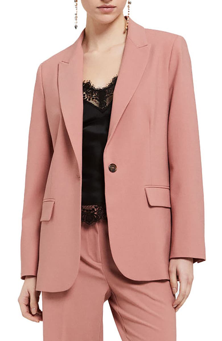 ottod'Ame Jacket With Button, Main, color, Blush Pink