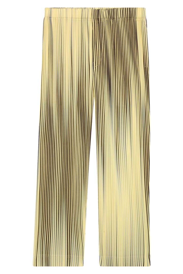 Blend of Lights Pleated Crop Pants, Alternate, color, YELLOW