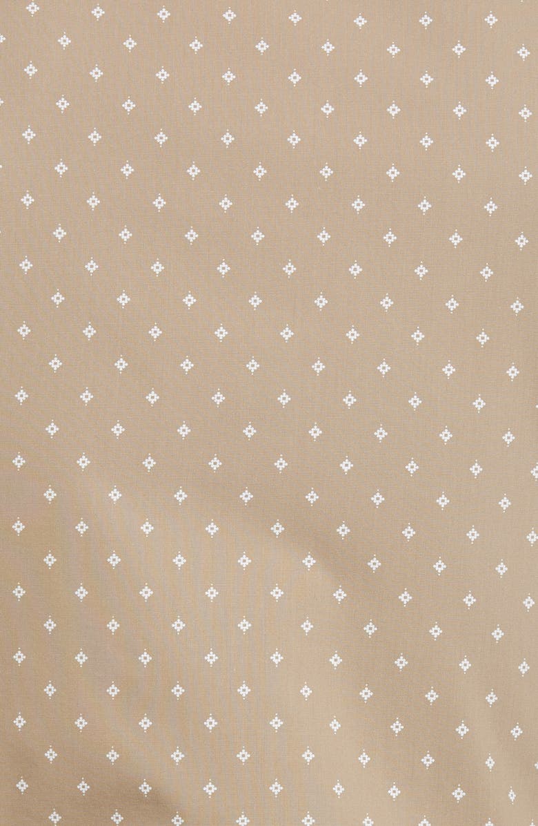 Nordstrom Tech-Smart Diamond Print Short Sleeve Button-Up Shirt, Alternate, color, 