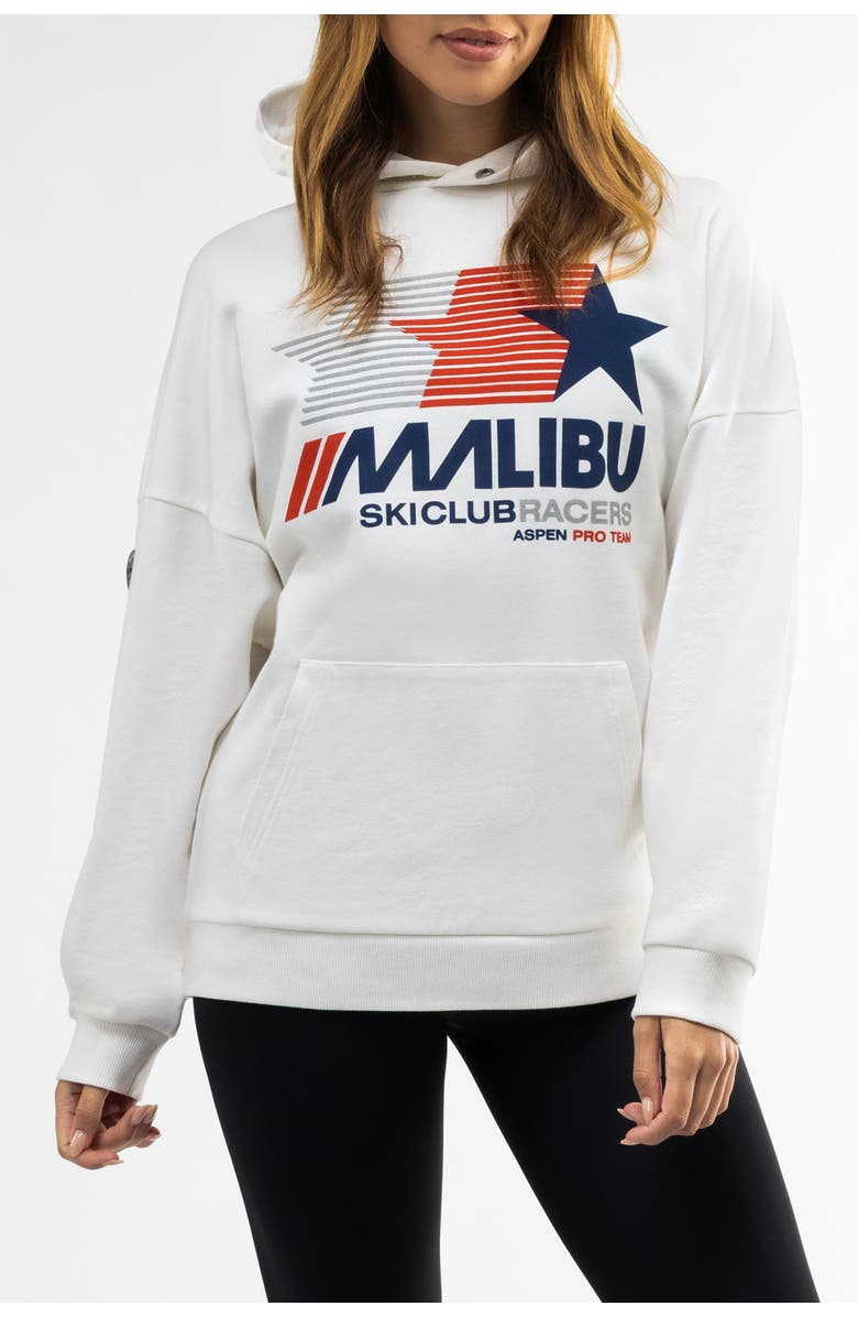 Malibu Ski Club Malibu Racer Hoodie, Main, color, White