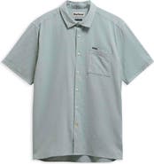 Barbour Kingswood Short Sleeve Cotton Ripstop Button-Up Shirt