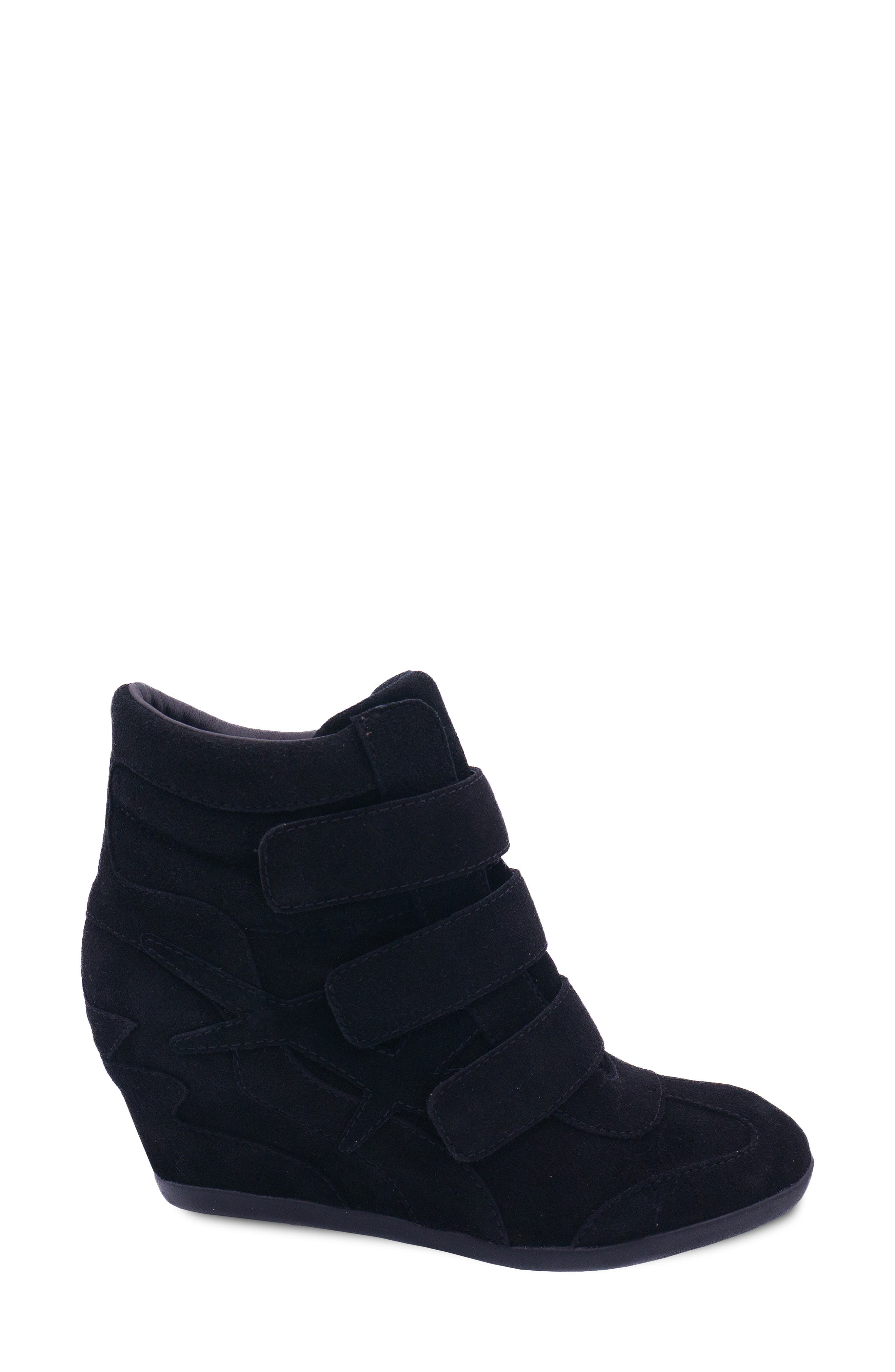 Bowie 2.0 Wedge Sneaker, Alternate, color, BLACK