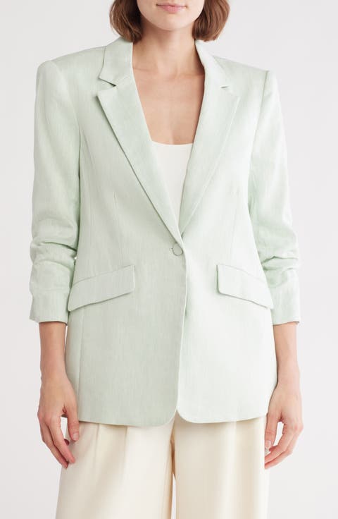 Kylie Linen & Cotton Blazer