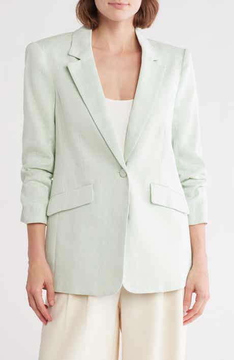 Cinq à Sept Kylie Linen & Cotton Blazer