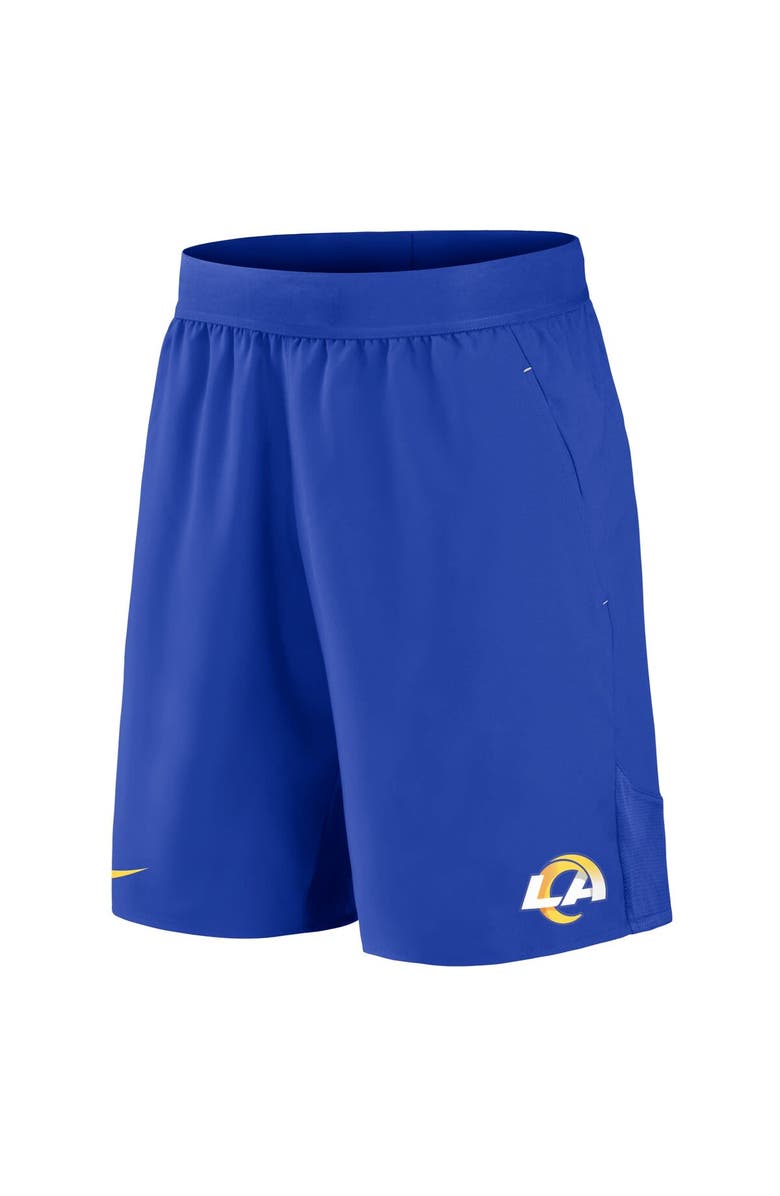 Nike Men's Nike Royal Los Angeles Rams Stretch Woven Shorts, Alternate, color, 