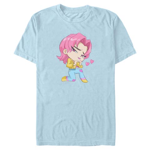 Men's KPop Demon Hunters Chibi Romance Heart  Graphic T-Shirt