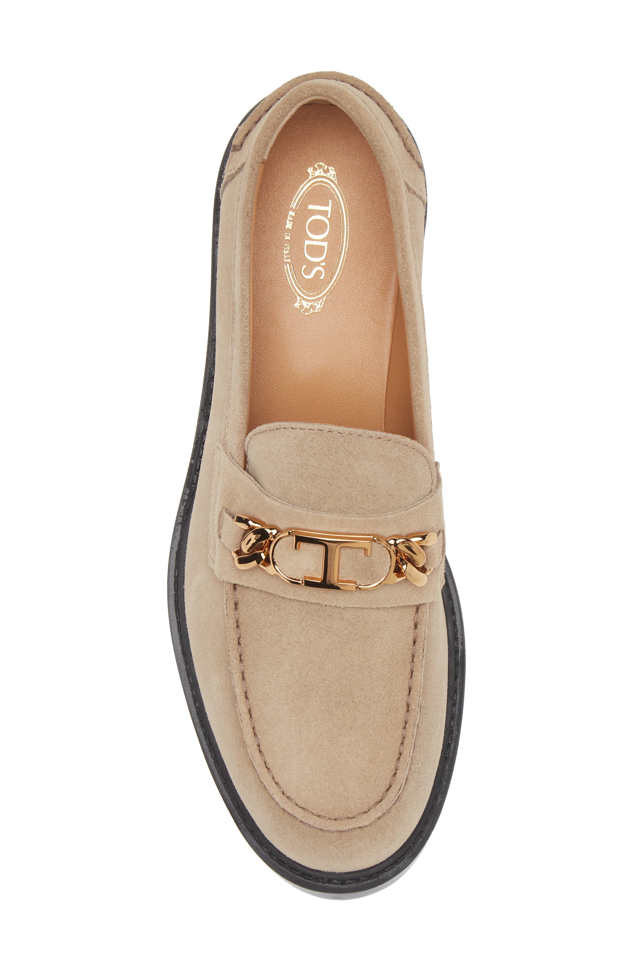 Tod's Gomma Basso Suede Loafer, Alternate, color, 