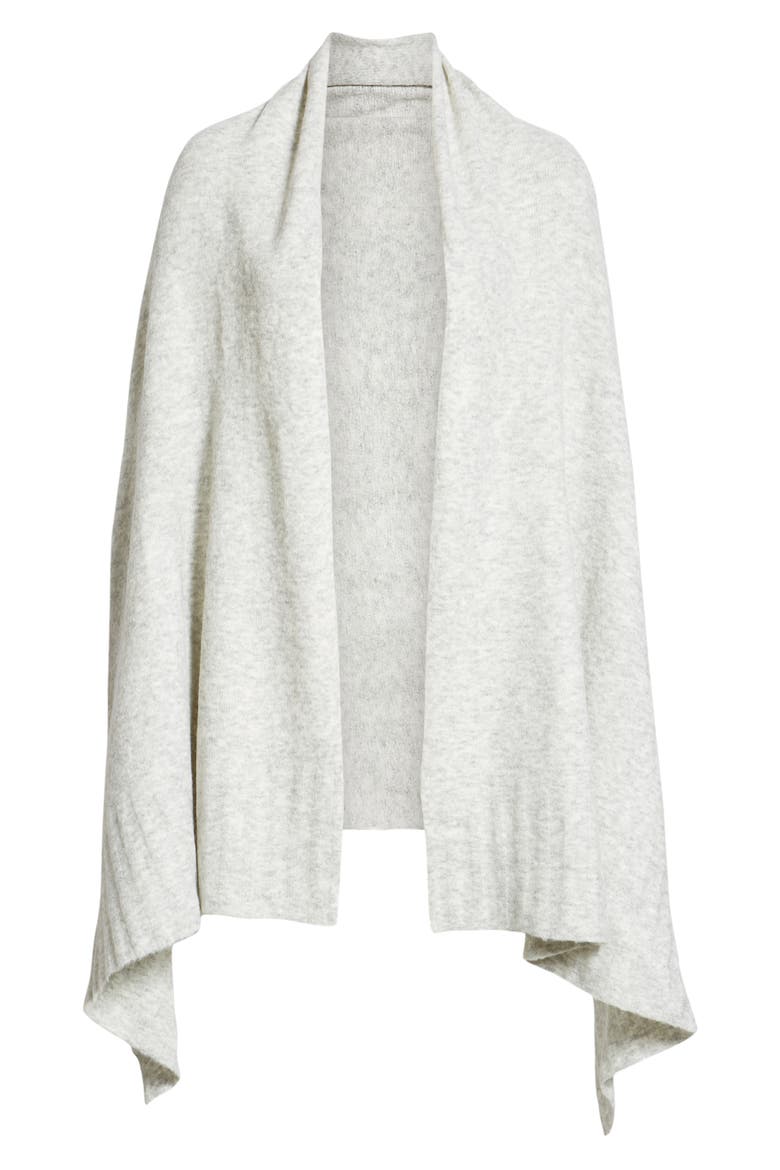 Oversized Travel Wrap, Alternate, color, GREY LIGHT HEATHER