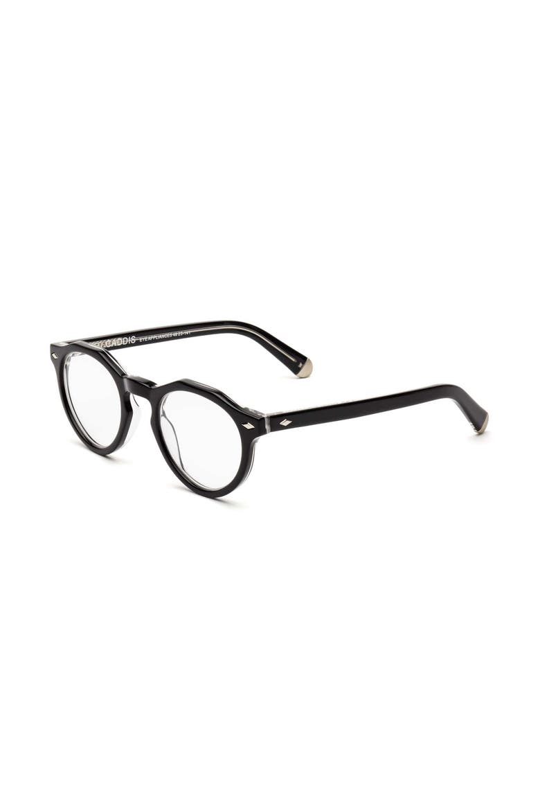 Dogleg | Reading Glasses, Alternate, color, Gloss Black and Vodka